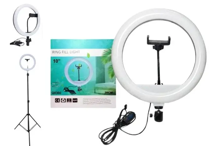 10″ LED Ring Light(Tripod Not Included)