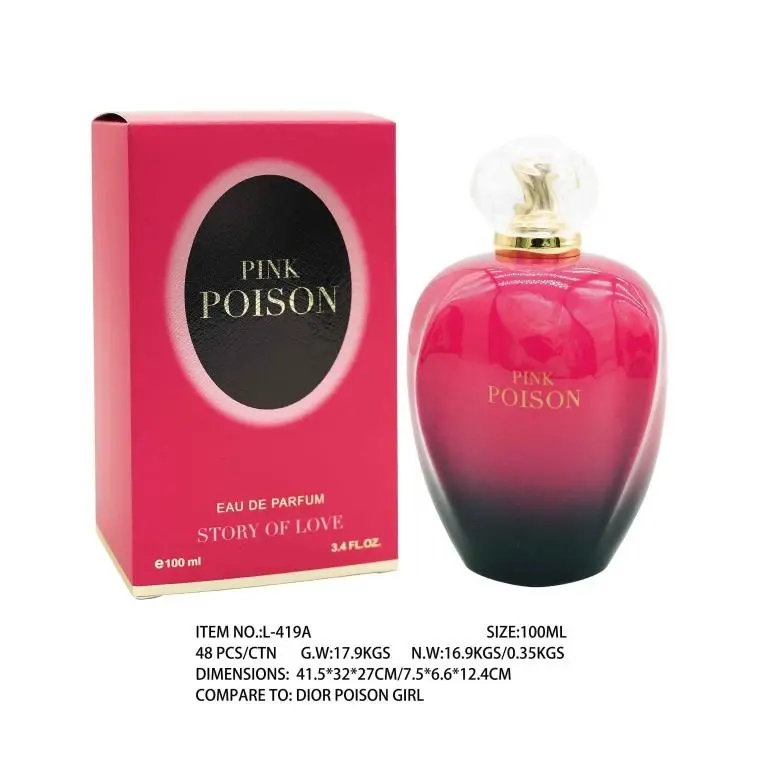 100ML Pink Poison Perfume – Smells Like Dior Poin Dirl