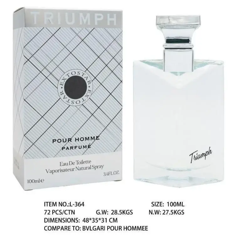 100ML Triumph – Smells like Bvlgari Pour Hommee