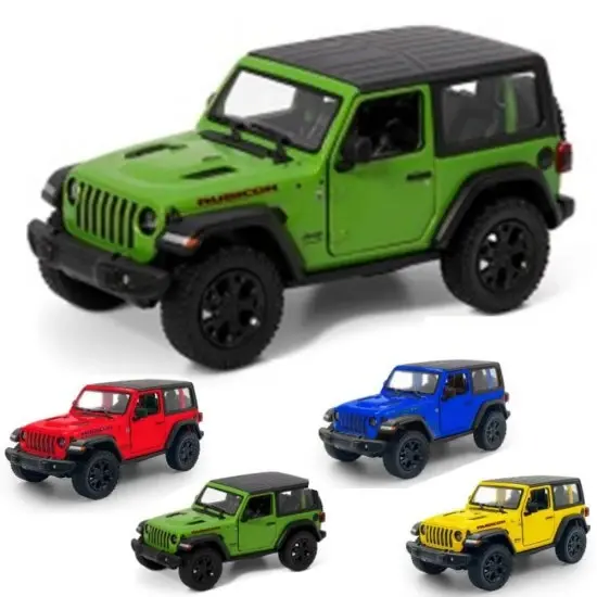 1:34 Die Cast 5″ 2018 Jeep Wrangler (Hard Top)