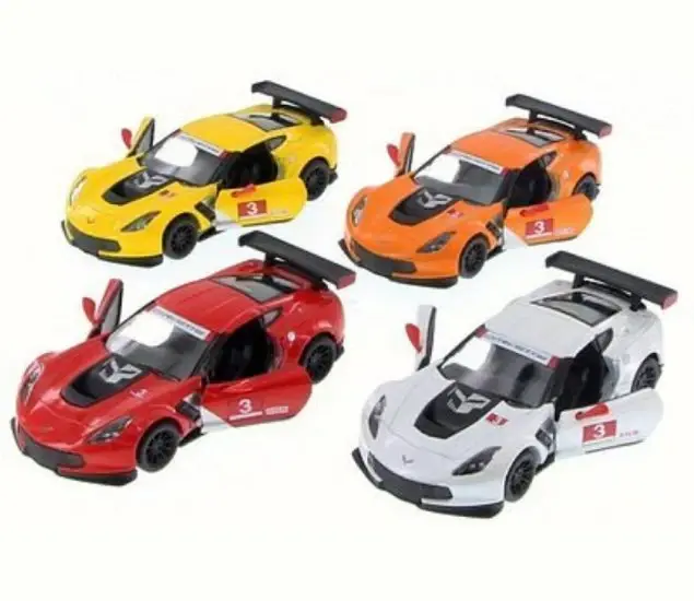 1:36 Die Cast 2016 Corvette C7 R Race Car