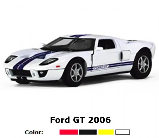1:36 Die Cast 5″ 2006 Ford GT KT5092D