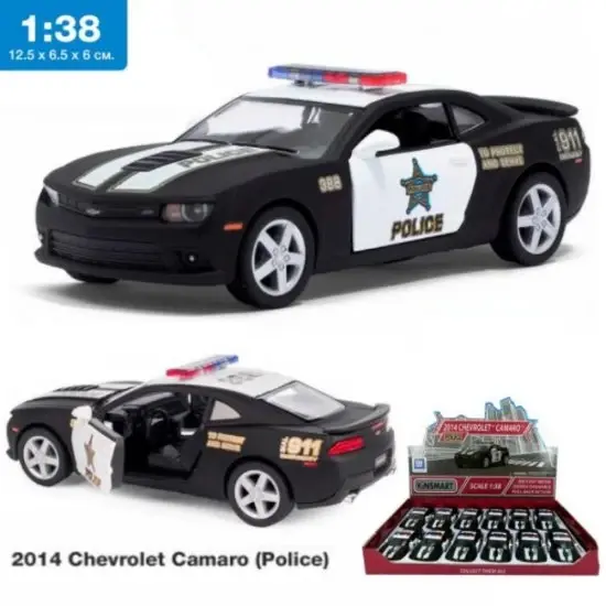 1:38 Die Cast 2014 Chevrolet Camaro Police Car