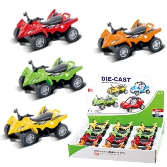 3.5″ Diecast Models 1:43 Quad Bike (4 Colours)