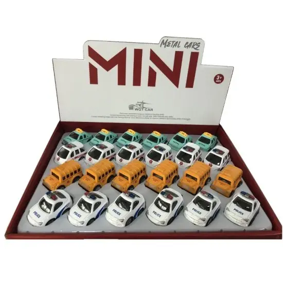 3″ Diecast Mini City Vehicle 4 Style Mixed