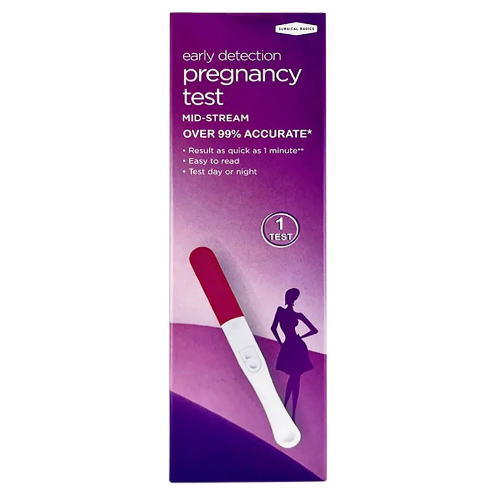 3P Surgical Basics Midstream Pregnancy Test 1 Pack