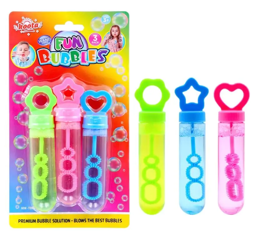 3PK Assorted Novelty Bubbles