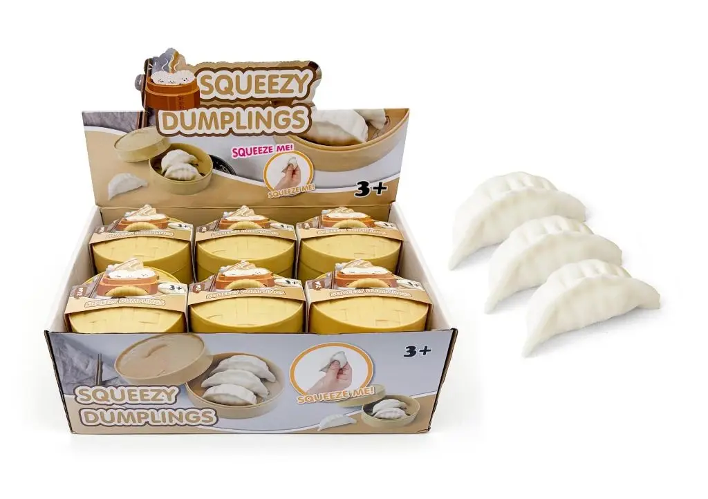 3PK Squishy Dumpling and Steam Case