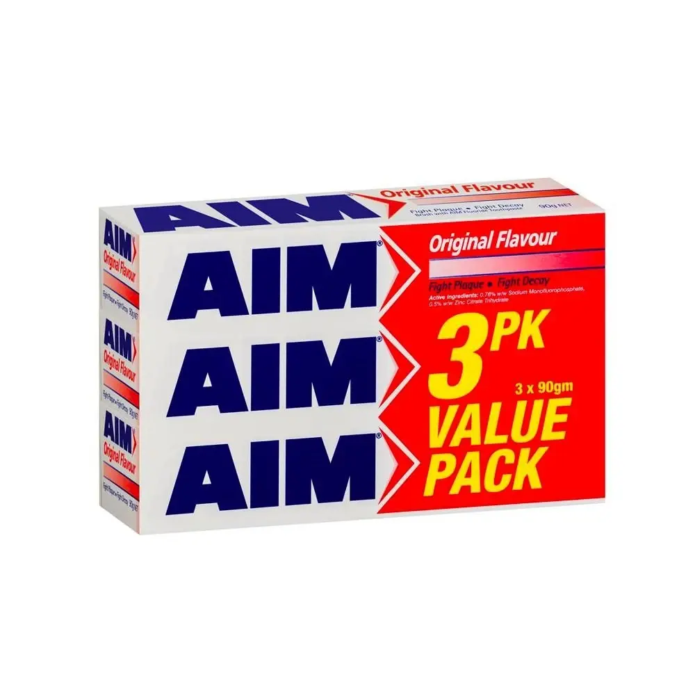 Aim Toothpaste Original Value 3 Pack – 90g