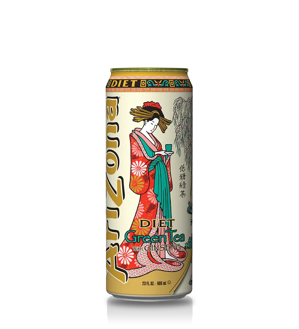 Arizona Tea 99 Cent Can Diet Green Tea 680ml