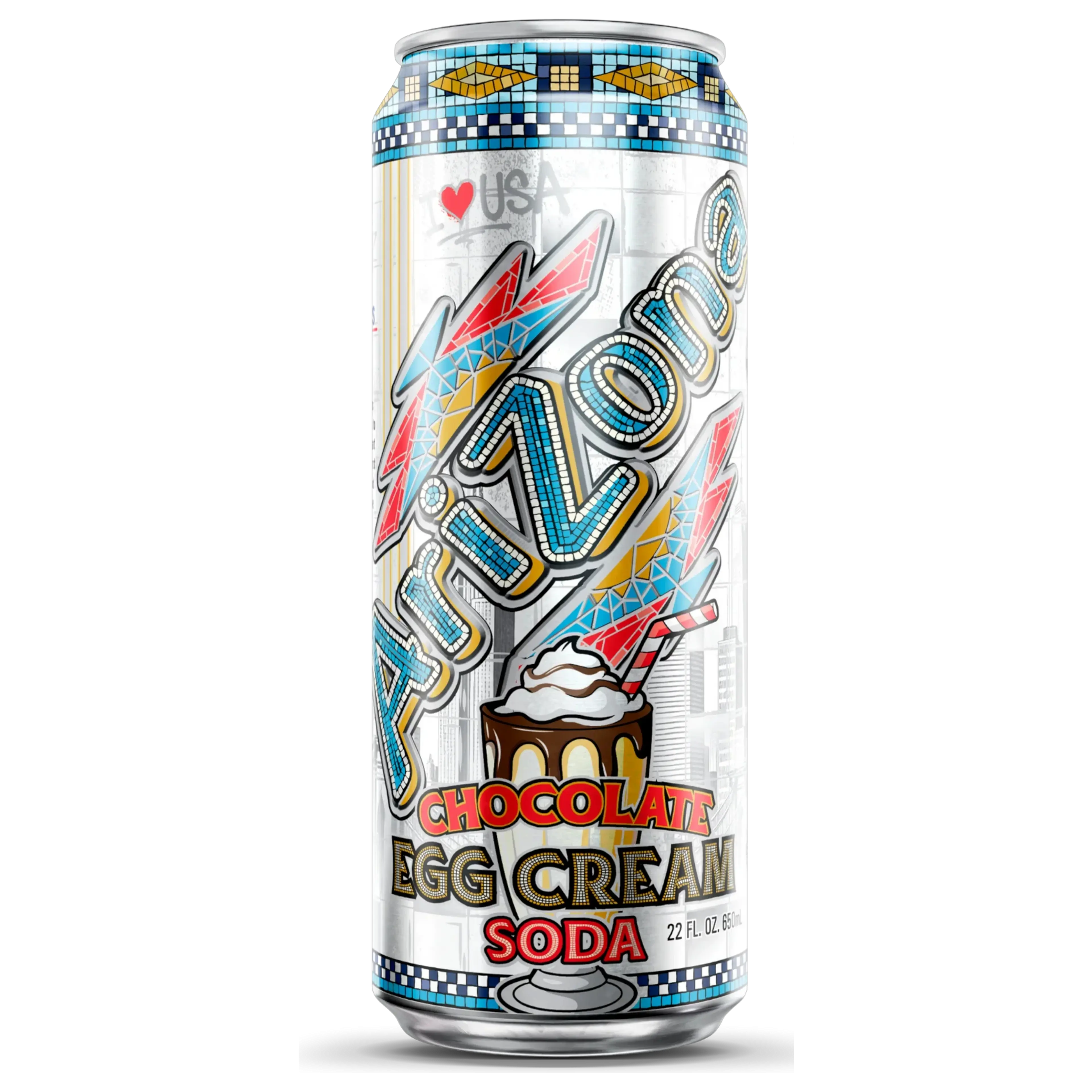 Arizona Tea Can Chocolate Egg Cream 650ml
