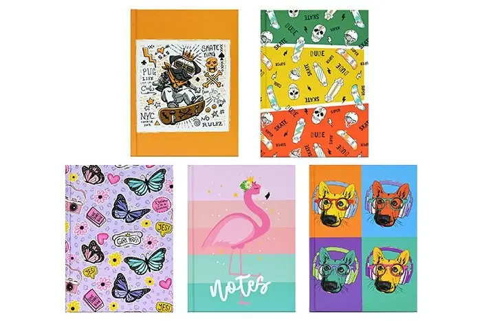 Assorted A5 Hard Cover Notebook