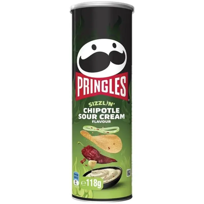 AUS Pringles Sizzlin Chipotle Sour Cream 118g