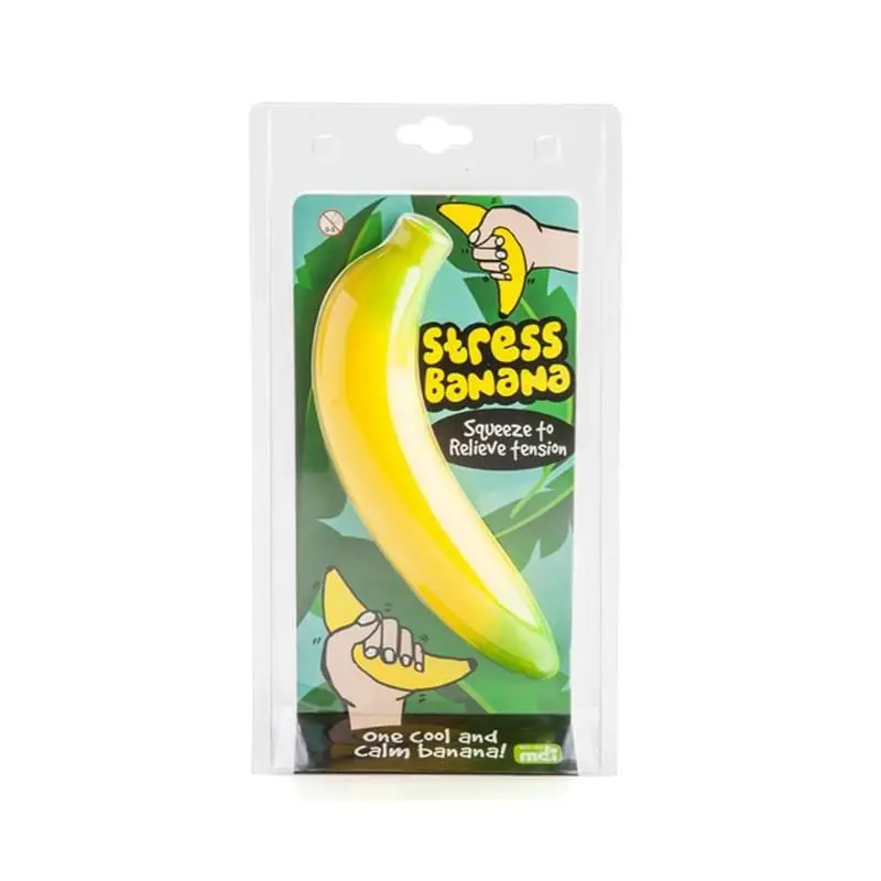 Banana Stress Toy – Yellow/Green