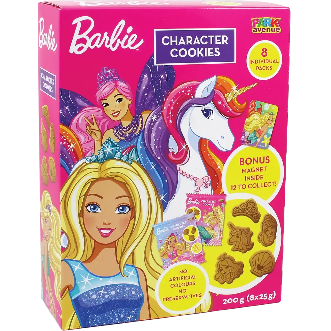 Barbie Character Cookies Box 200g