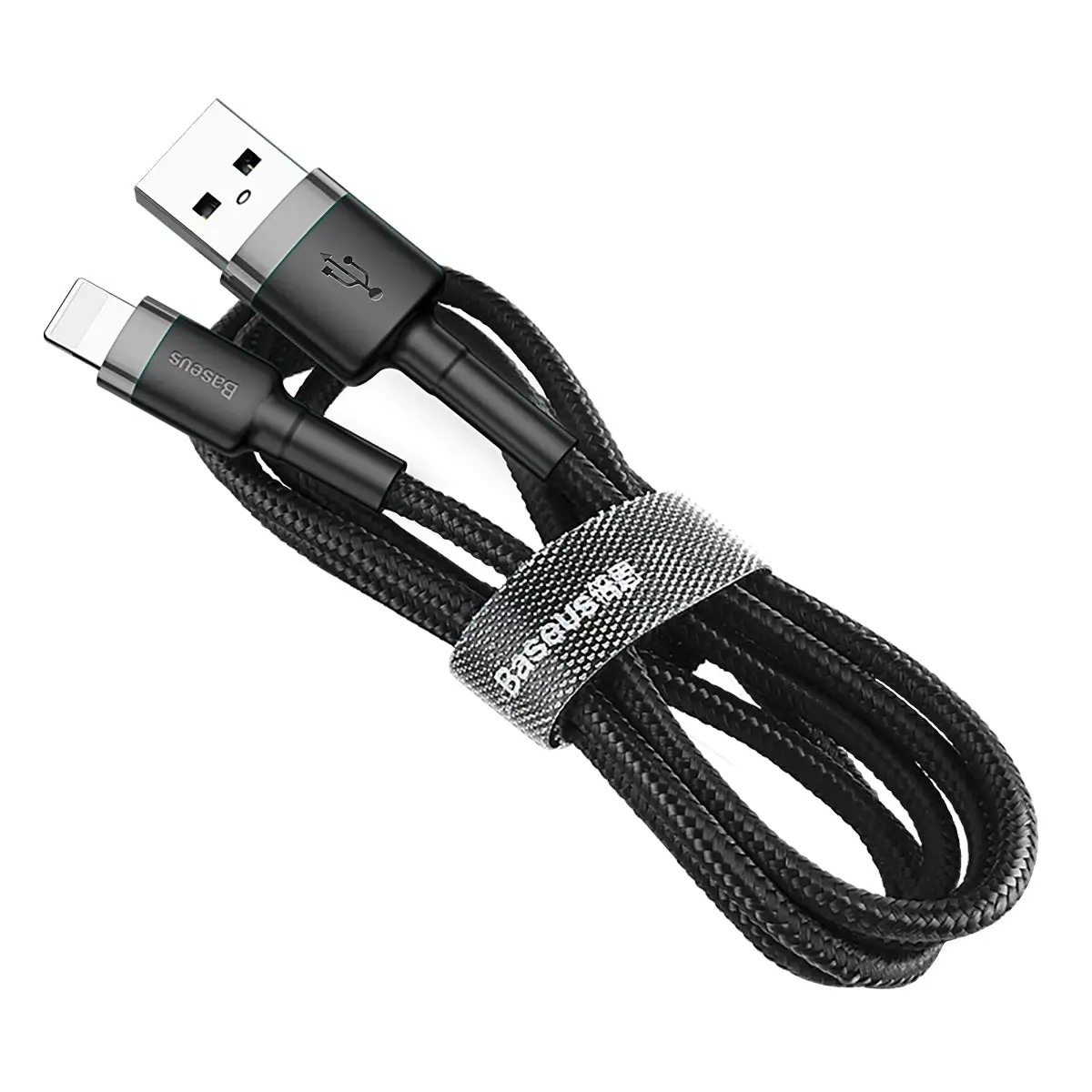 Baseus 1M Lightning to USB-A cafule Cable Gray+Black