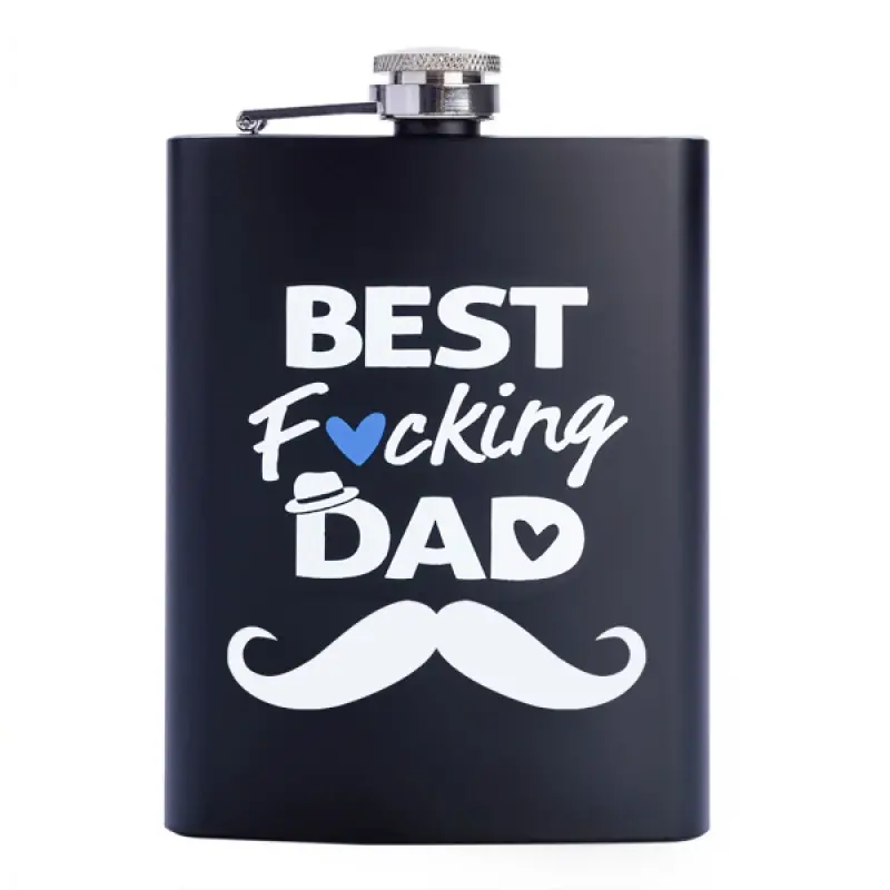 Best F*cking Dad Metal Flask