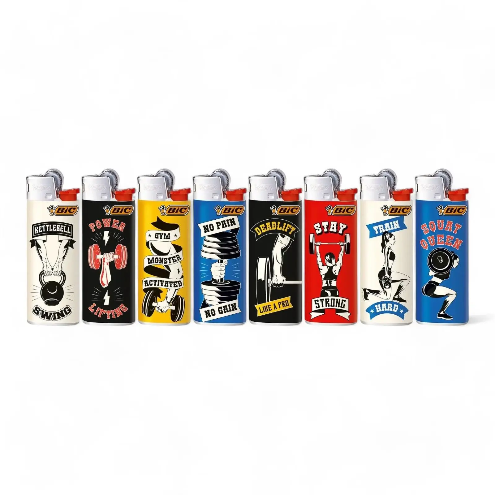 Bic Lighters Print – Body Building