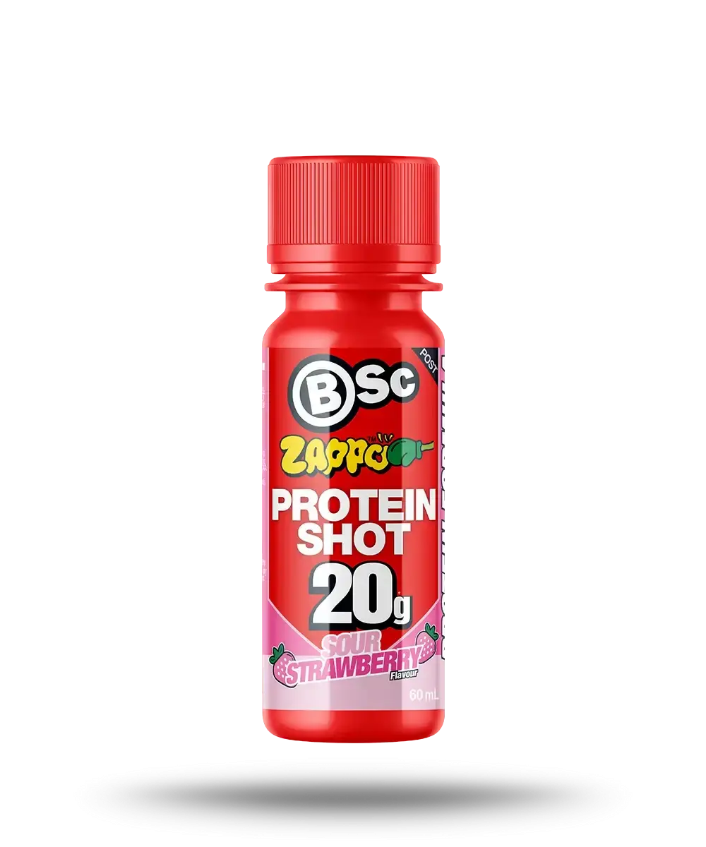 BSc 20g Protein Shot 60ml Zappo Sour Strawberry