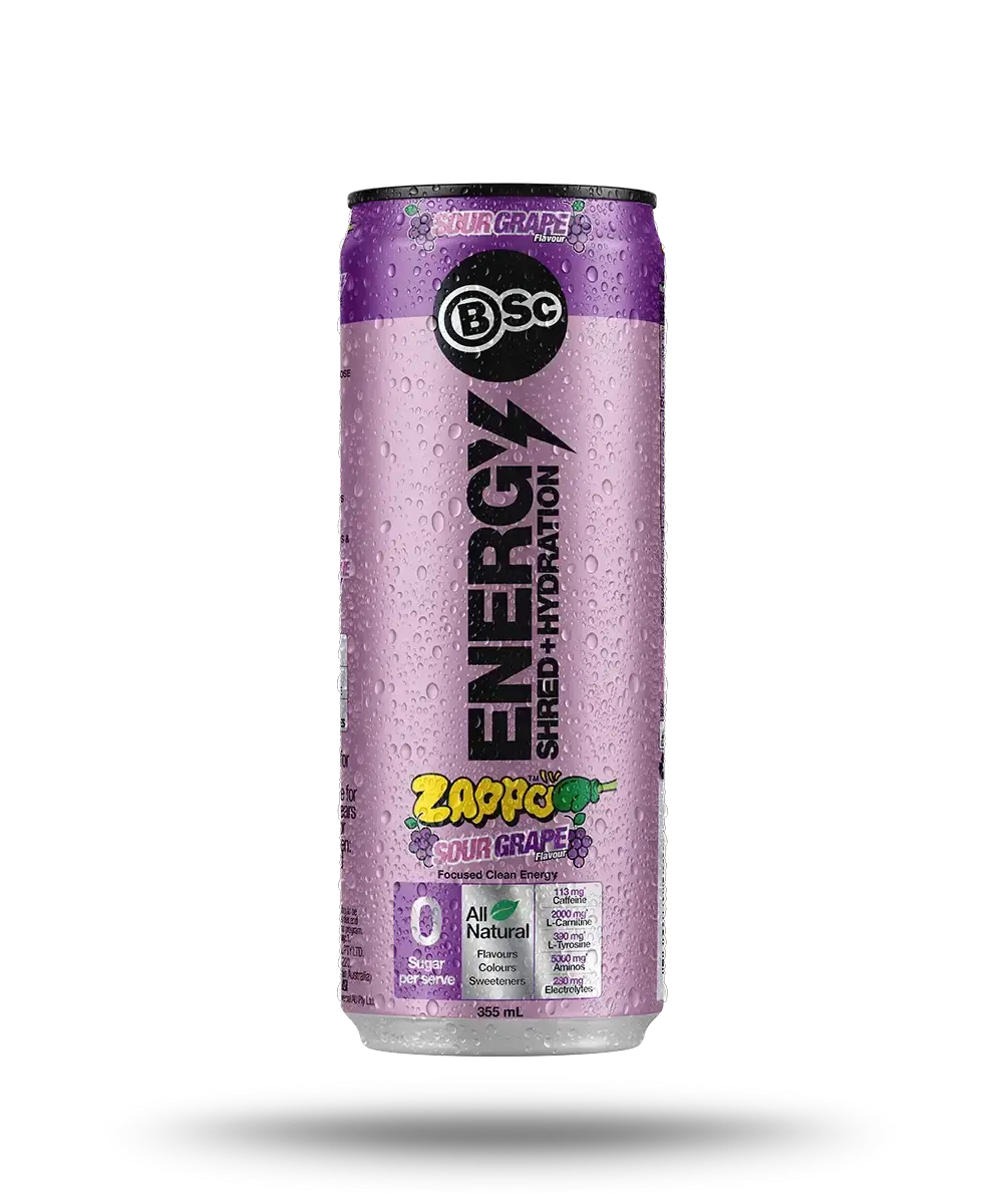 BSc Energy Shred Hydration 355ml Zappo Sour Grape