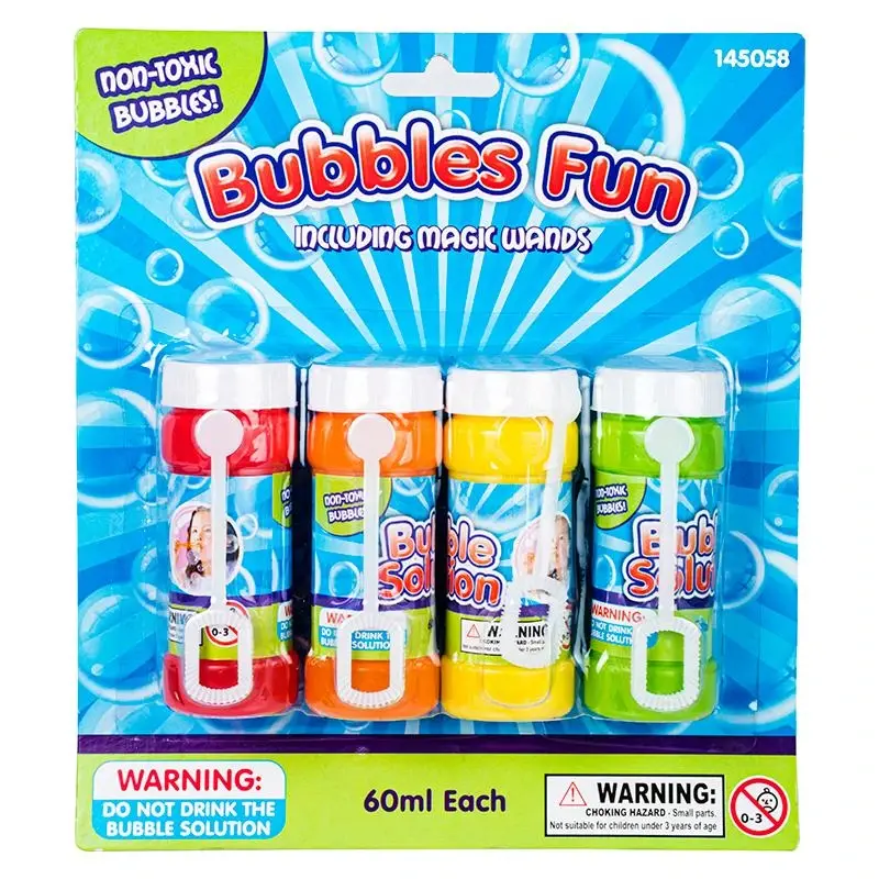 Bubbles 60ml – 4 Pack