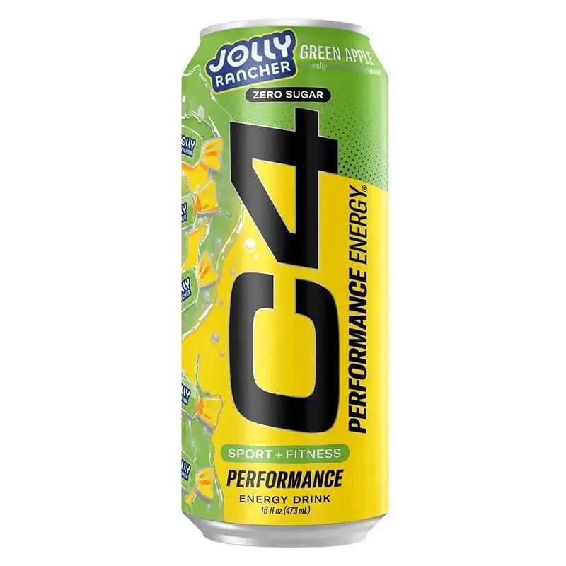 C4 Carbonated RTD 473ml – Jolly Rancher Green Apple
