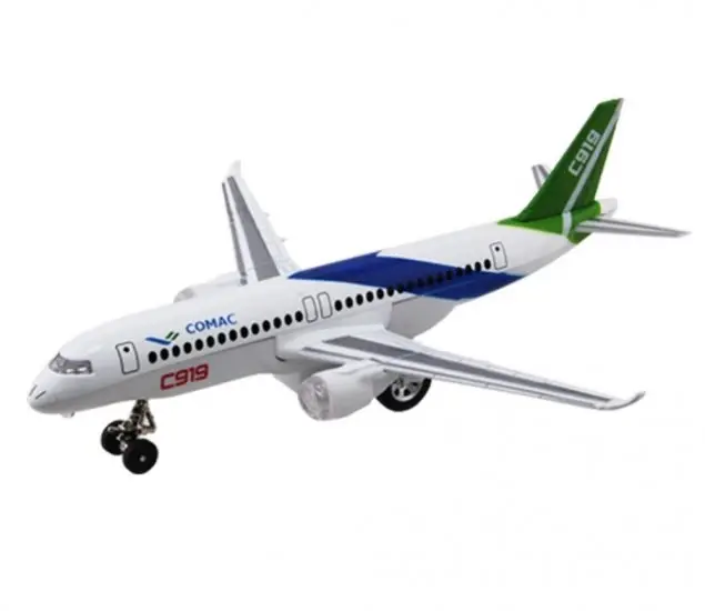 C919 Airliner with Light & Sound 9″ Diecast Model