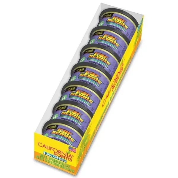 California Scents Can – Monterey Vanilla – 7 Pack