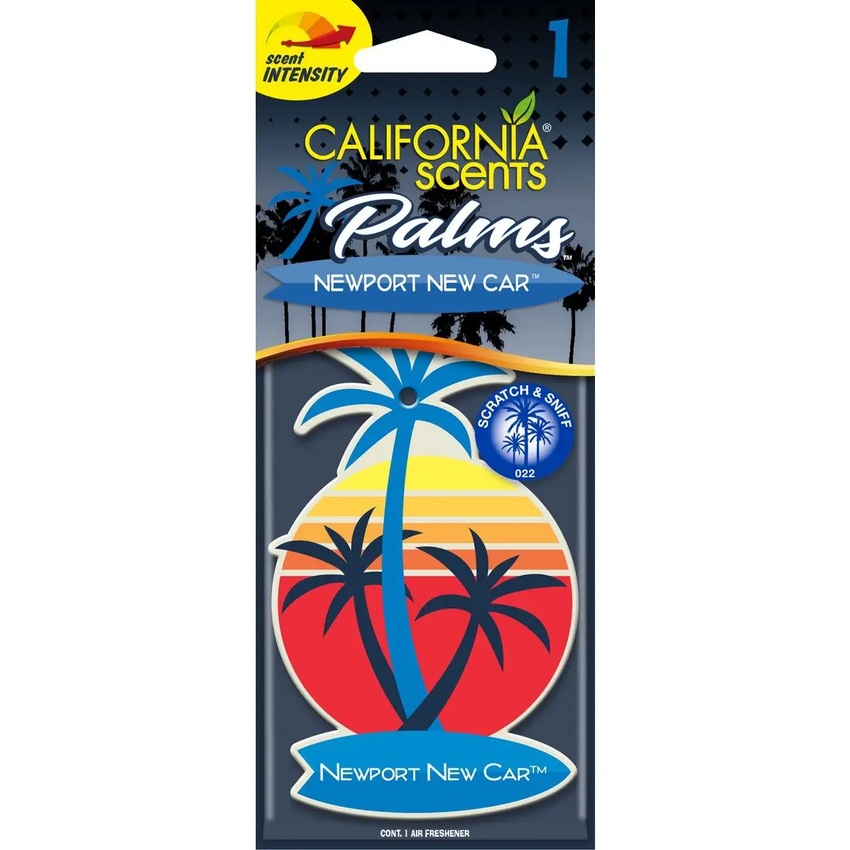 California Scents Palms Air Freshener – Newport New Car – 1 Pack