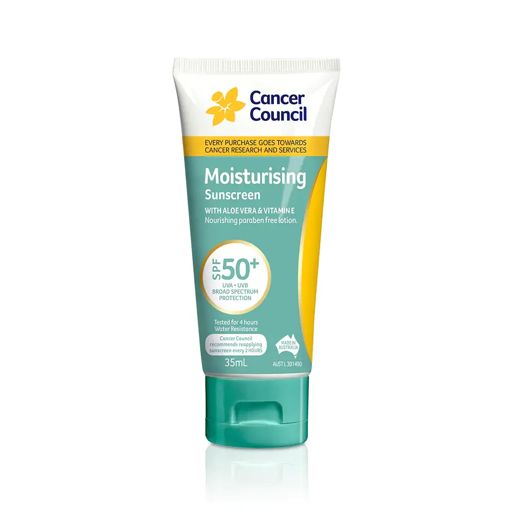 Cancer Council Moisturising Sunscreen SPF50+ – 35mL