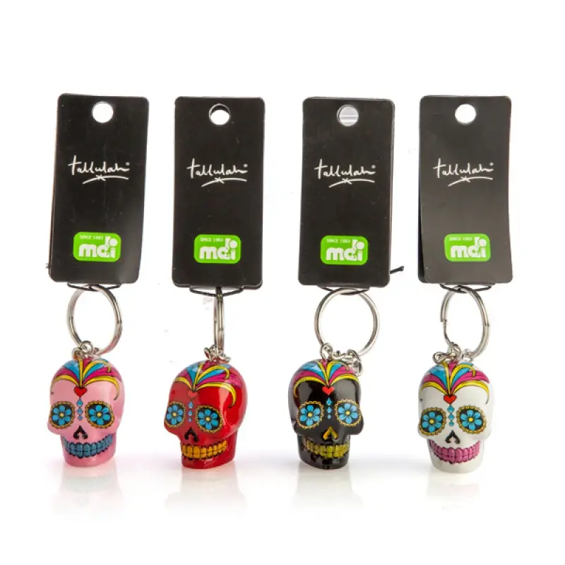 Candy Skull Keychain Assorted