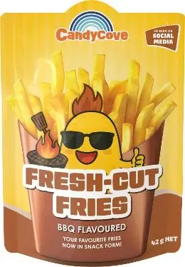 CandyCove Fresh-Cut Fries BBQ 42g