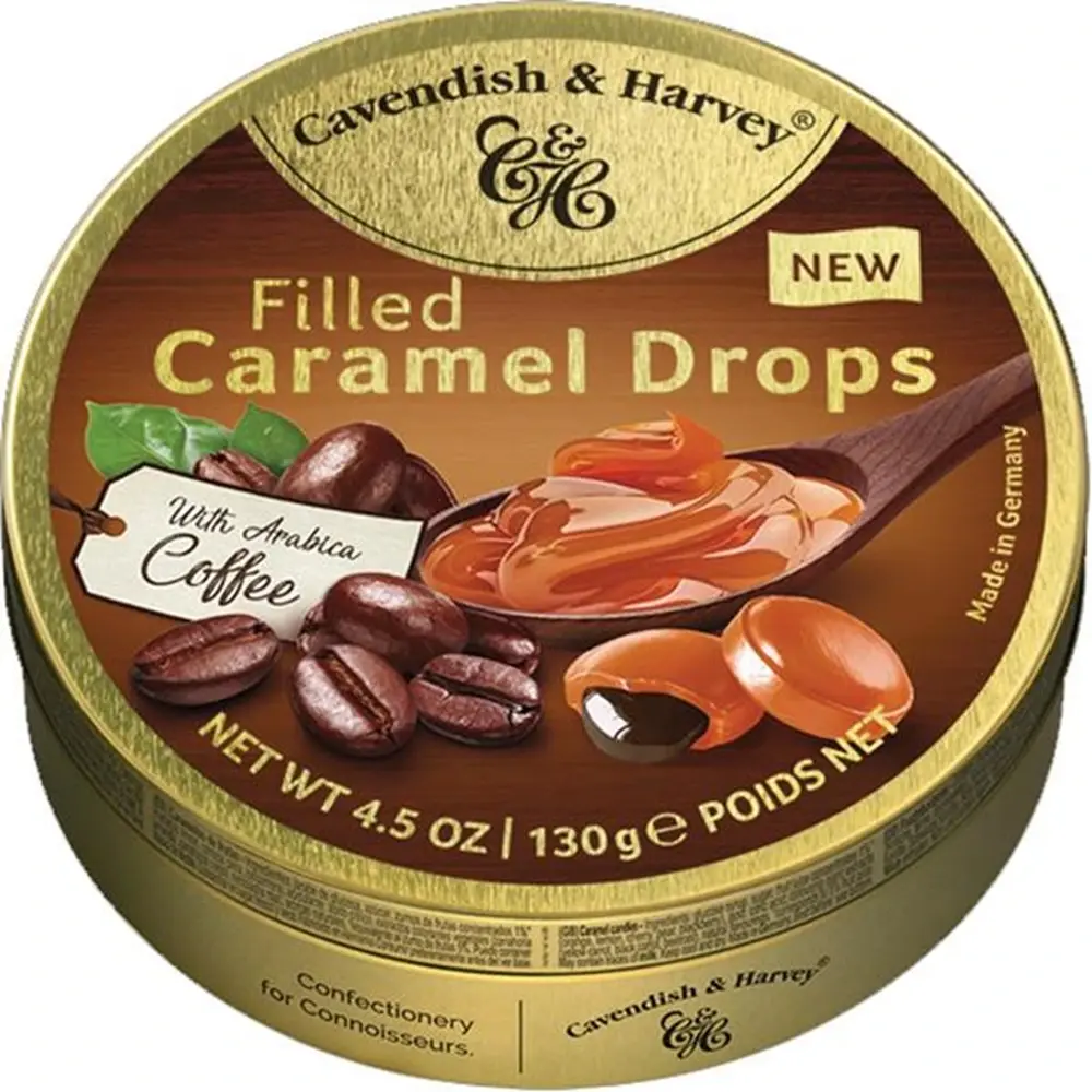 Cavendish & Harvey Caramel Drops filled with Coffee – 130g