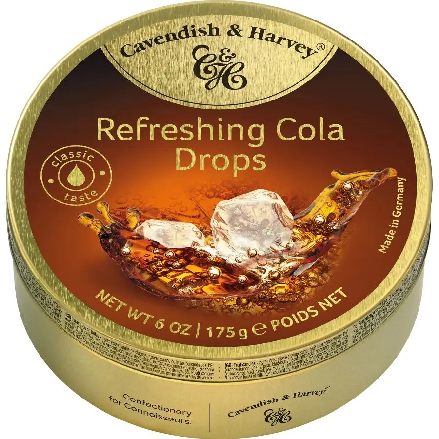 Cavendish & Harvey Tins Cola Drops 175g