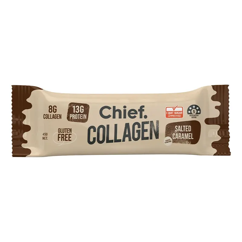 Chief Collagen Bar Chocolate Salted Caramel Bar 45g