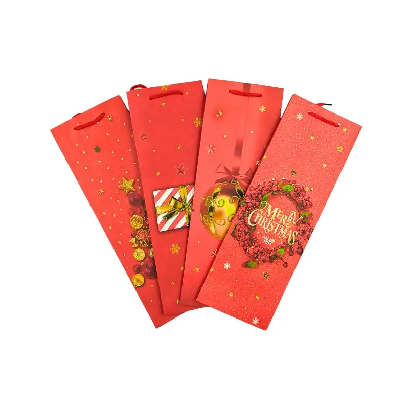 Christmas Wine Bag – Assorted Designs – 36x12x10cm