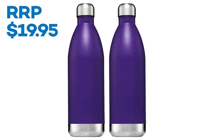 Classic 1L Water Bottle – Purple