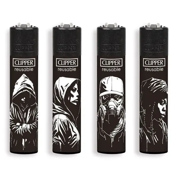 Clipper Lighter Tray Stencil Style
