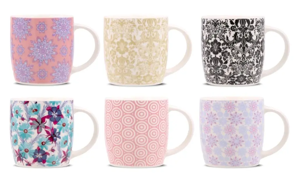 Coffee Mug New Bone – Damask Inspired Series