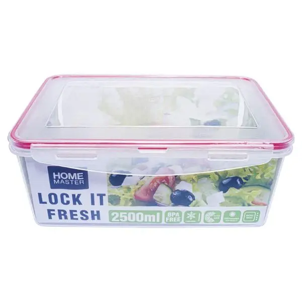 Container Lock It Fresh Food Rectangle 2500ml