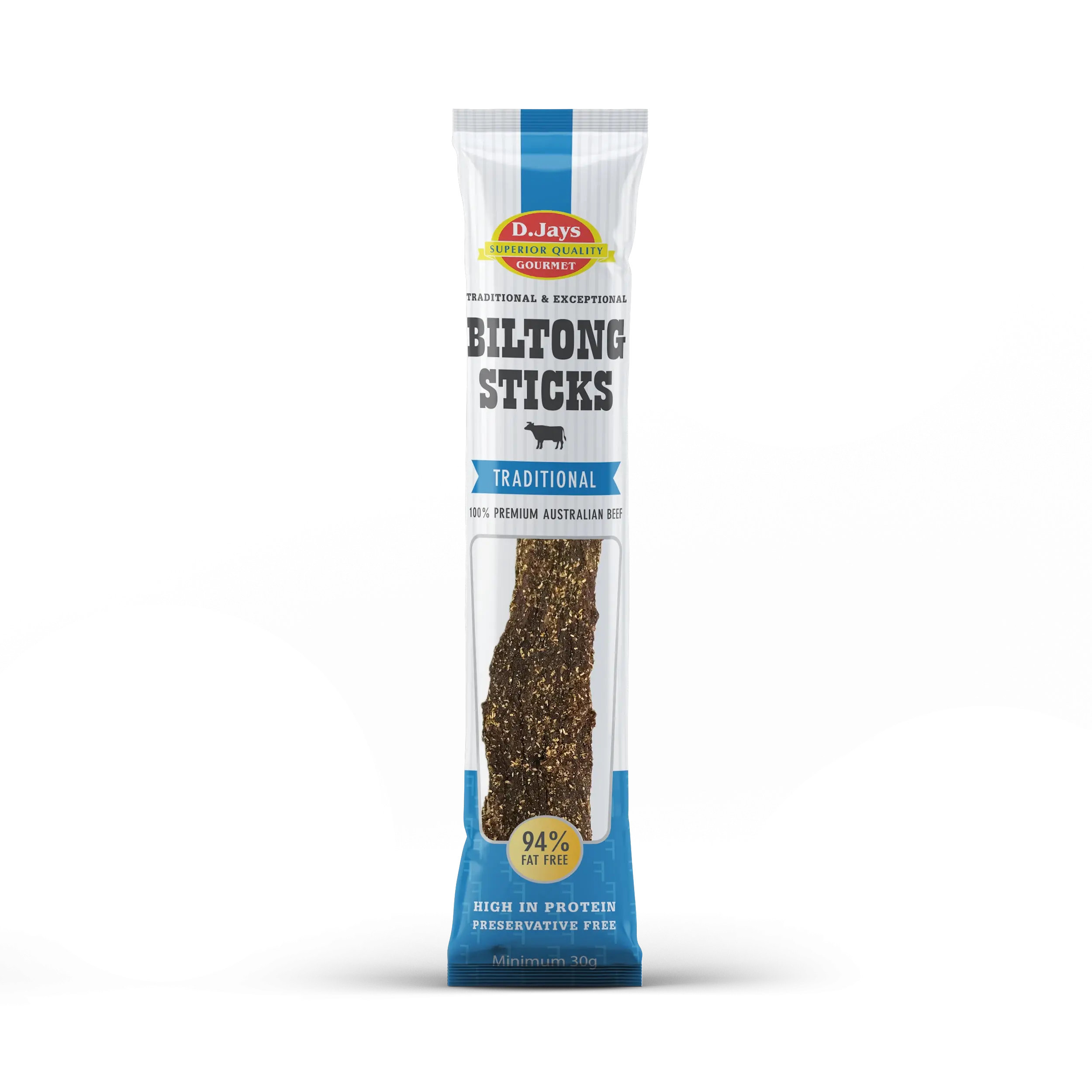 D.Jays Gourmet Biltong Stick Traditional 30g