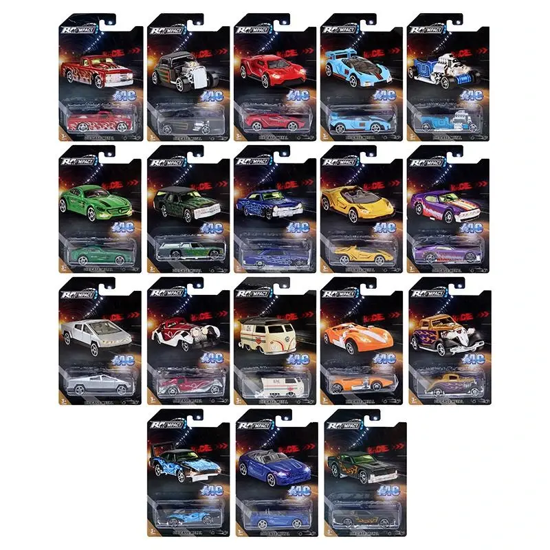 Diecast Model Cars – 18 Assorted Designs