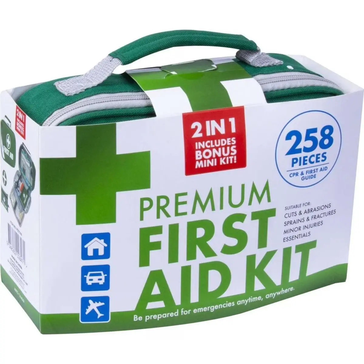 Emergency First Aid Kit – 258 Piece