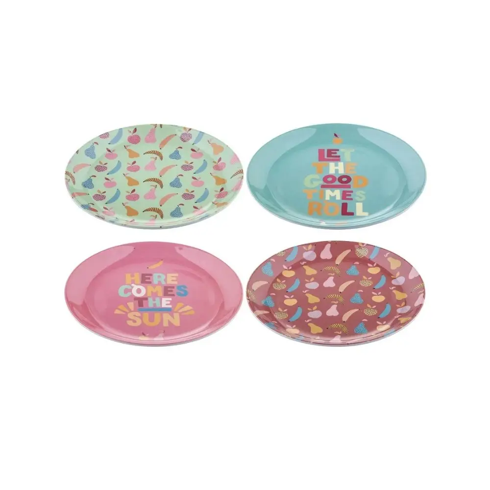Emporium Good Times Plates – Set of 4