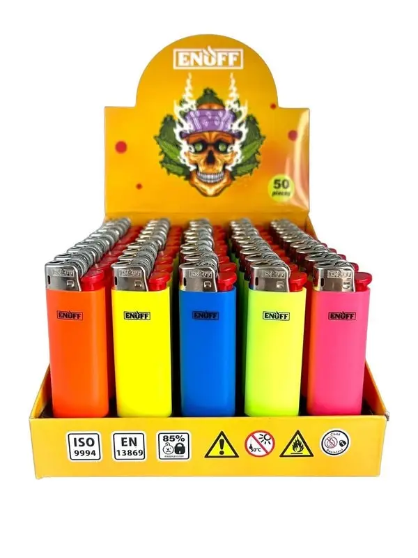 Enuff Disposable Flint Lighter Solid Colours
