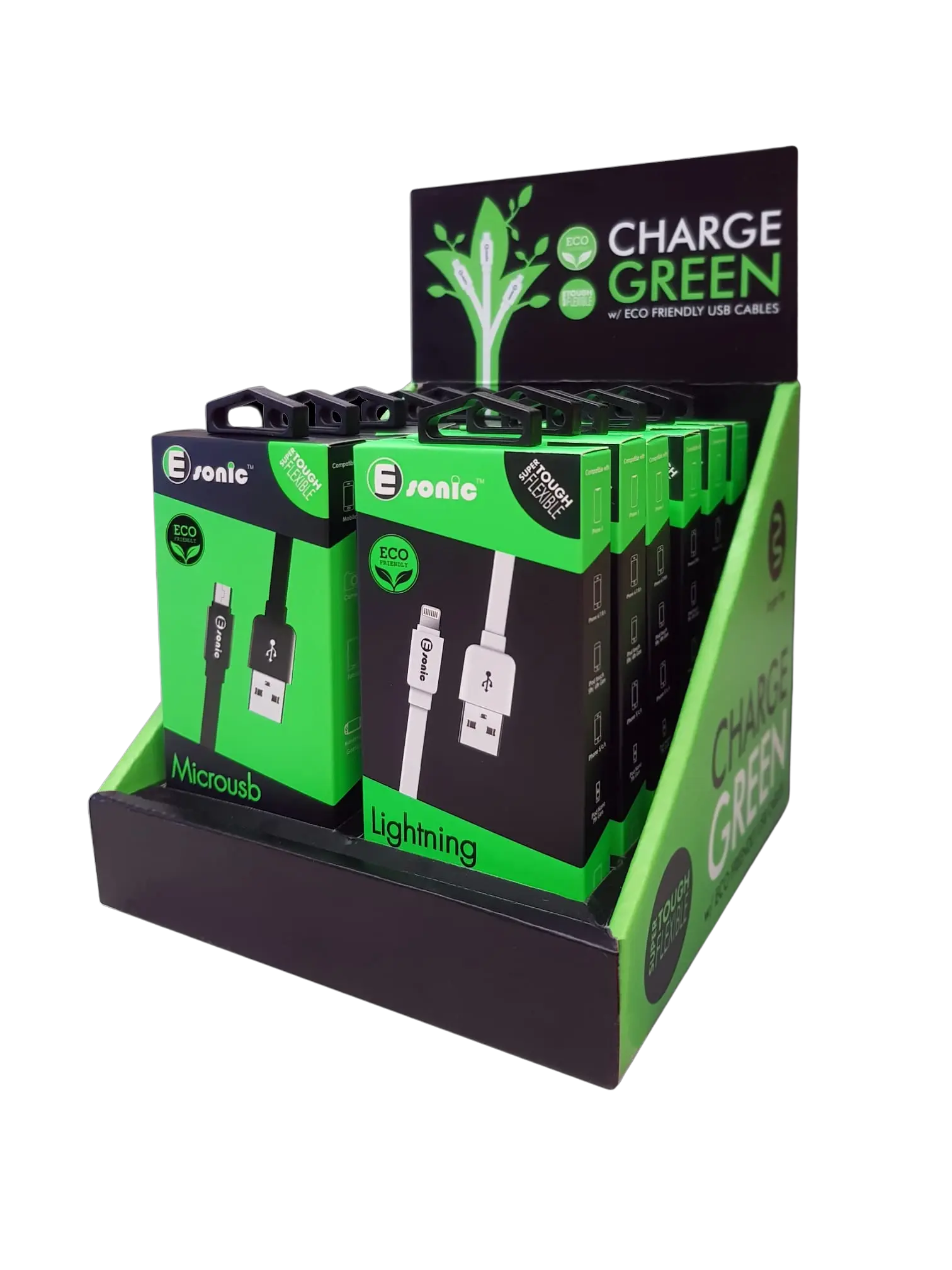 Esonic Eco CDU – Lightning Cable and Type-C Flat Cable(1m)