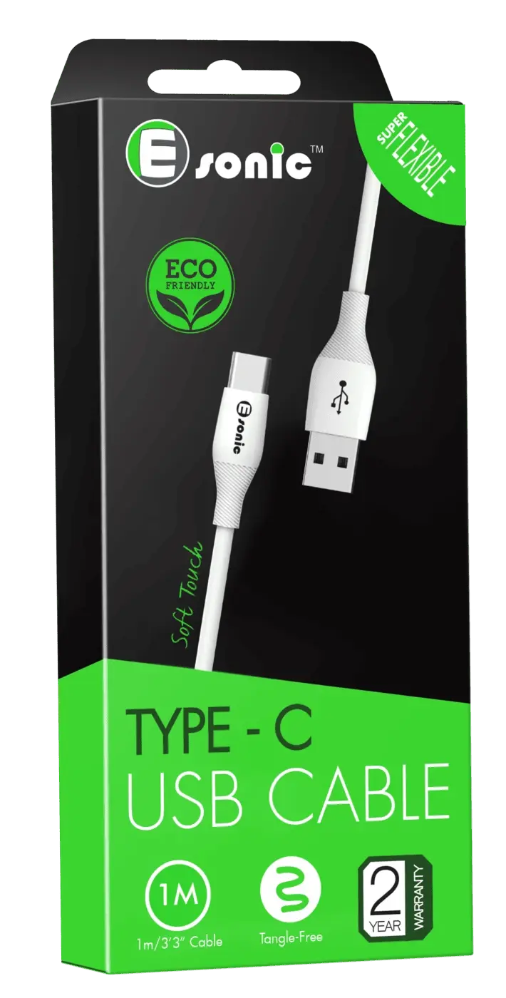 Fancy Eco USB Cable Type-C – White