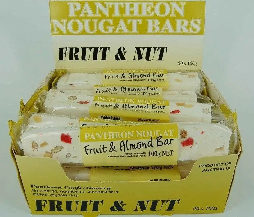 Fruit & Nut Nougat Bar 100g