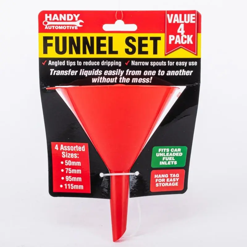 Oil Funnel Set 4 Piece