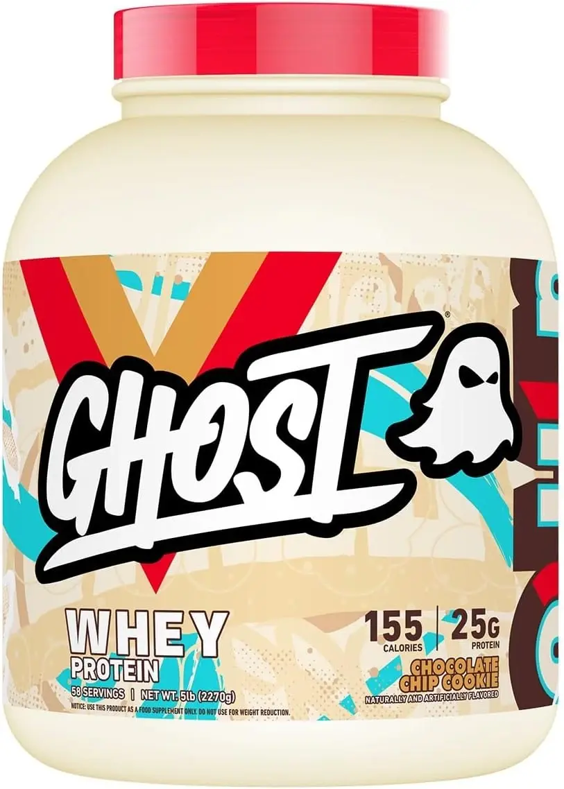 Ghost Whey Protein Powder Choc Chip Cookie 5lb (2.27kg)